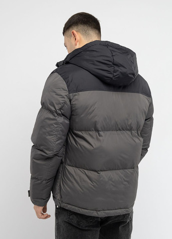 Сіра зимня куртка чоловіча колір сірий цб-00220363 K.F.G.L.