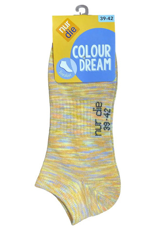 Женские цветные носки р. 39-42 Желтый Nur Die (277980379)