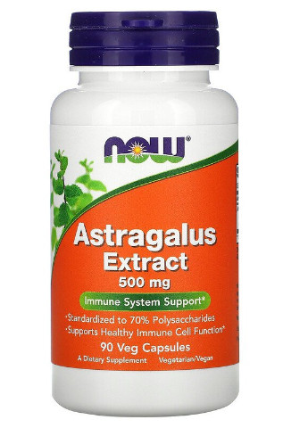 Astragalus Extract 500 mg 90 Veg Caps Now Foods (256722841)