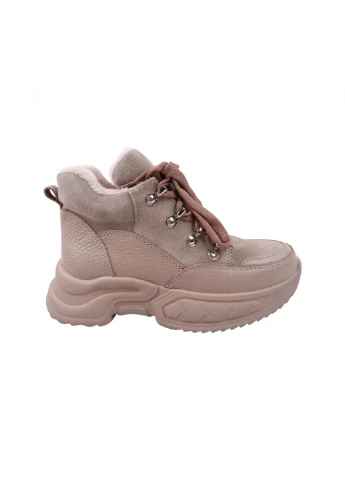 Черевики жіночі Maxus капучіно натуральна шкіра Maxus Shoes 109-22DHC (257444121)
