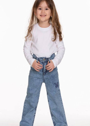 Голубые джинсы палаццо-кюлоты для девочки Altun