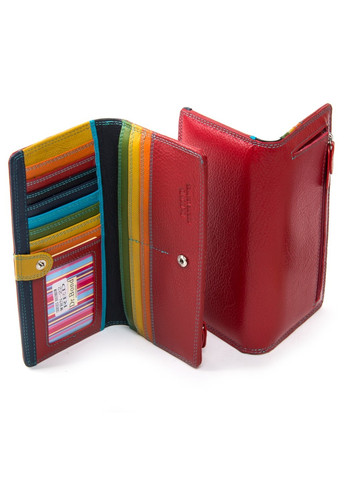 Жіночий шкіряний гаманець Rainbow WRN-22 red Dr. Bond (261551170)