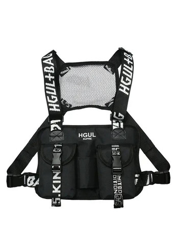 Нагрудная сумка HGUL SUPRE бронежилет 6601 черная No Brand (258566011)