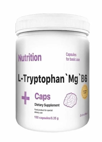 L-Tryptophan`Mg`B6 150 Caps EntherMeal (258499076)