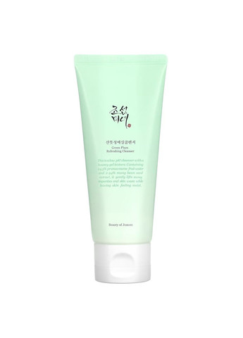 Пінка GREEN PLUM REFRESHING CLEANSER з нейтральним рН з екстрактом зеленої сливи та бобових, 100 мл Beauty of Joseon (258034134)