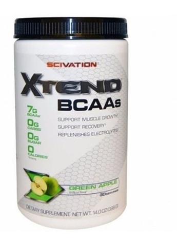 Xtend BCAAs 398 g /30 servings/ Green Apple Scivation (257440464)