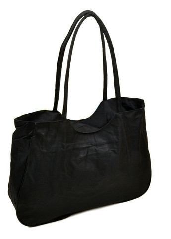 Женская черная Летняя пляжная сумка /1328 black Podium (277978045)