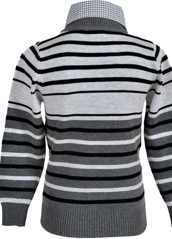 Сірий светри светр сорочка (8320) Lemanta