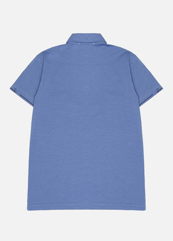 Темно-синяя детская футболка-поло короткий рукав для мальчиков цвет темно-синий цб-00223155 для мальчика BLUELAND