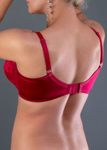 Бордовий бюстгальтер a 6482 d Acousma з кісточками нейлон