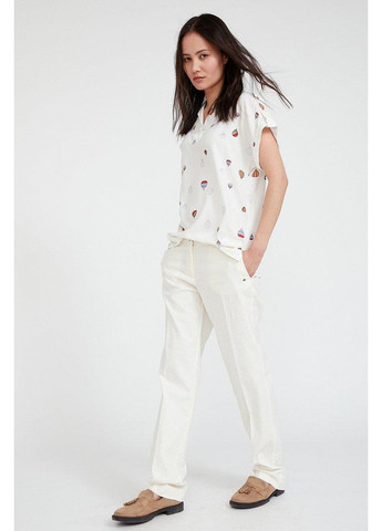 Белая летняя блуза s20-14094-201 Finn Flare