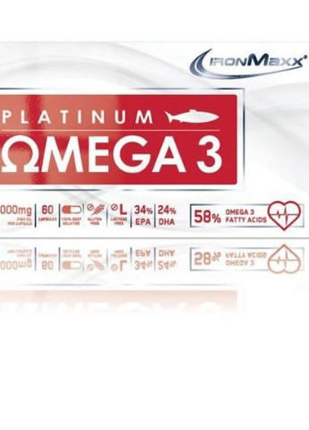 Platinum Omega 3 60 Caps Ironmaxx (256723907)