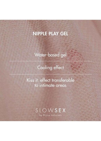 Бальзам для сосков SLOW SEX - Nipple play gel Bijoux Indiscrets (266342143)