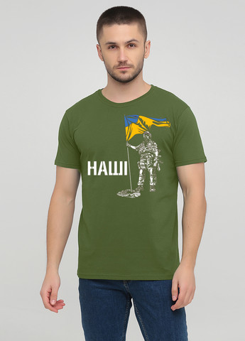 Оливковая футболка мужская 385-24 оливковая Malta