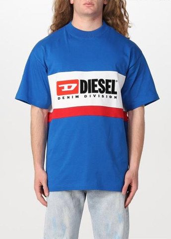 Синяя футболка Diesel