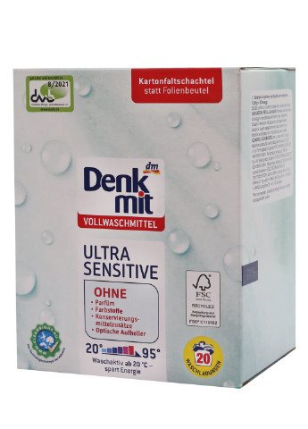 Порошок для стирки Ultra Sensitive (20 стирок) Denkmit (256733625)