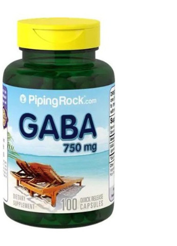 GABA 100 Caps Piping Rock (256722441)