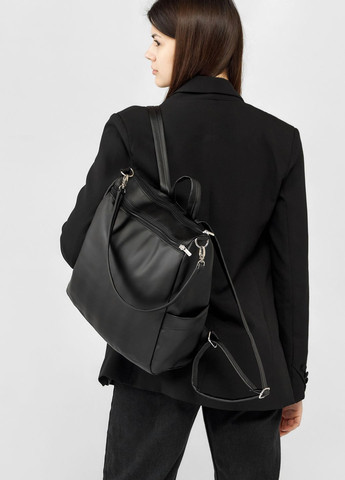 Жіночий рюкзак-сумка Trinity чорний Sambag (260211016)