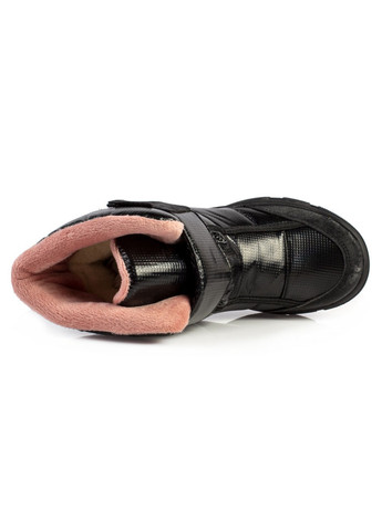 Черные повседневные зимние ботинки детские для девочек бренда 4500015_(1) Weestep