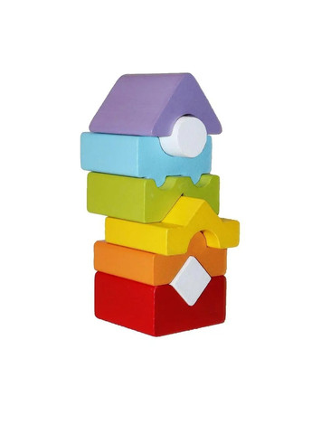 Пирамидка LD-12 цвет разноцветный ЦБ-00097231 Cubika (259466642)