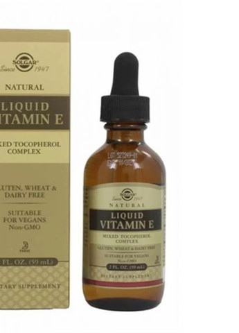 Liquid Vitamin E 59 ml Solgar (258499042)