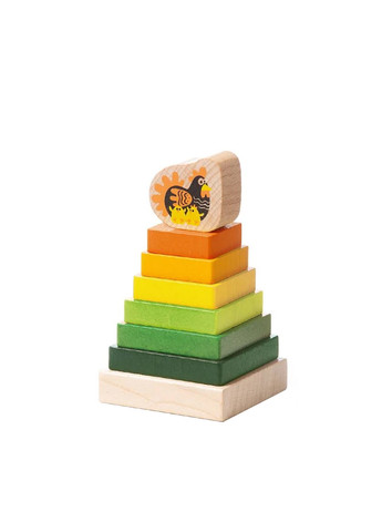 Пирамидка LD-15 цвет разноцветный ЦБ-00166746 Cubika (259467487)