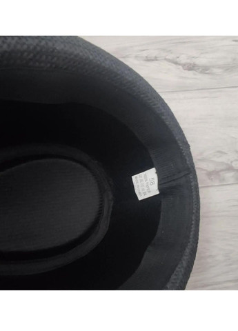 Летняя соломенная шляпа трилби Черный 56-58р (957) No Brand (259771390)