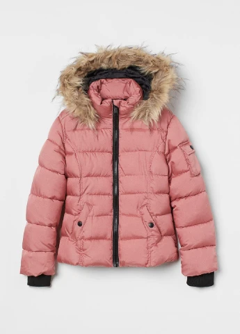 Рожева куртка зима,рожевий, H&M