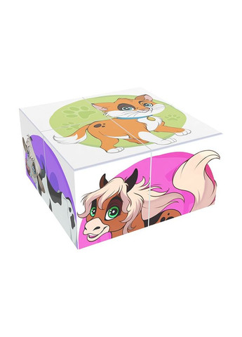 Іграшка кубики "Свійські тварини" колір різнокольоровий ЦБ-00115734 ТехноК (265294984)