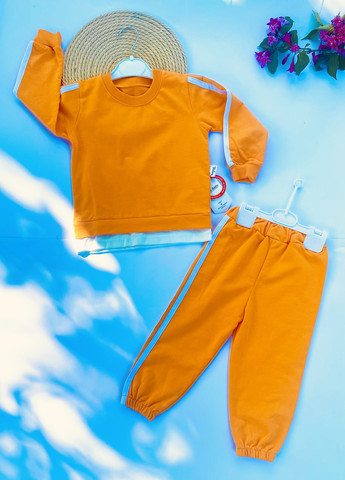 Оранжевый демисезонный яркий детский костюм Murat baby