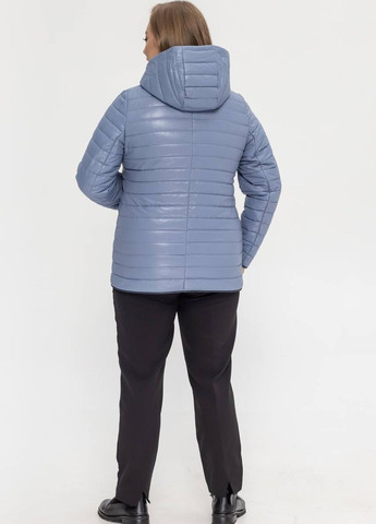 Голубая демисезонная демисезонная куртка женская большого размера SK