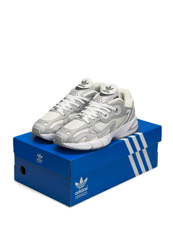 Серые демисезонные кроссовки женские, вьетнам adidas Astir Originals Gray Milk White