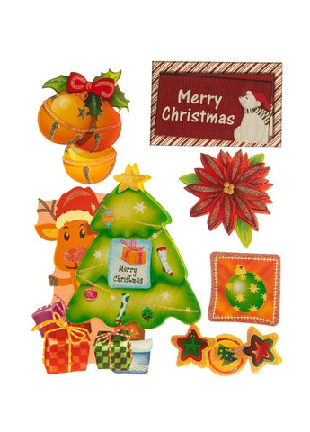 Новогодний набор наклейок "Милый снеговик" цвет разноцветный ЦБ-00207177 No Brand (265621969)