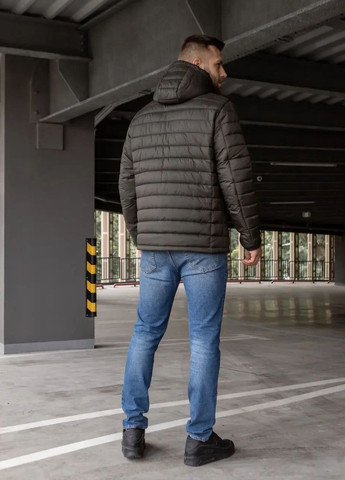 Оливкова (хакі) зимня чоловіча зимова куртка великого розміру SK