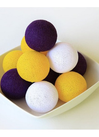 Гірлянда тайські ліхтарики CBL Violet 20 кульок, 2.5 м Cotton Ball Lights (257960394)