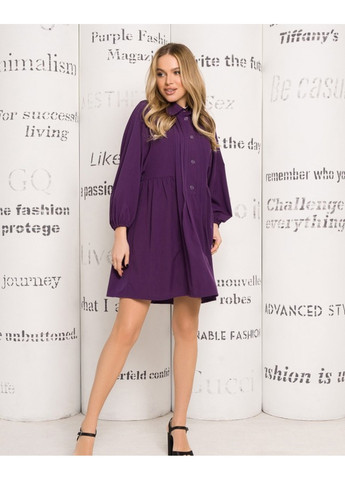 Фиолетовое повседневный платья sa-384 фиолетовый ISSA PLUS