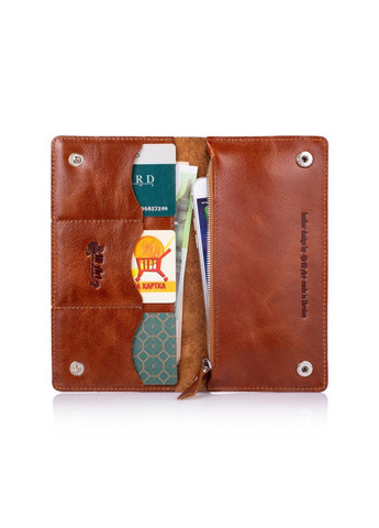 Кожаное портмоне WP-05 Mehendi Art Рыжий Hi Art (268371882)