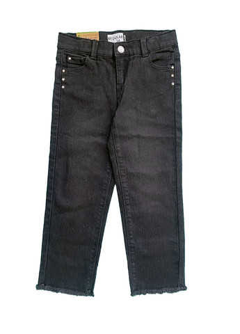 Черные джинсы однотонные прямые Kiabi