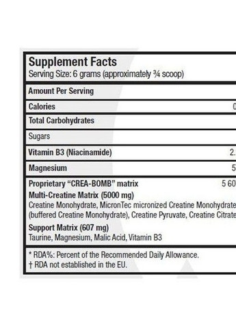 Crea-Bomb 660 g /110 servings/ Passion fruit Scitec Nutrition (257342697)