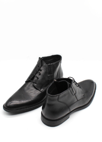 Черные осенние ботинки Luciano Bellini