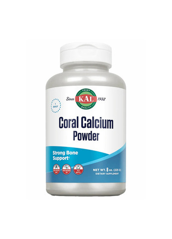 Коралловий Кальций Coral Calcium Powder 1000мг - 225г KAL (270016102)
