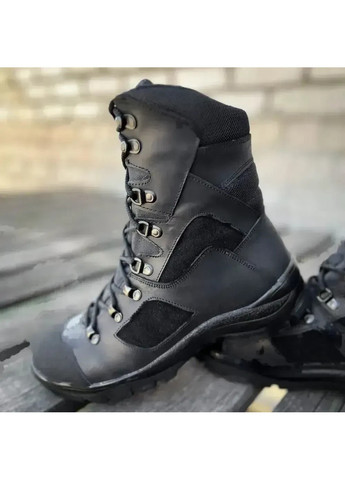 Черные зимние берцы зимние stalker утепленные шерсть черные 46 TALAN