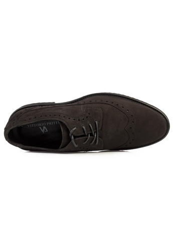 Коричневые классические туфли мужские бренда 9402040_(1) Vittorio Pritti на шнурках