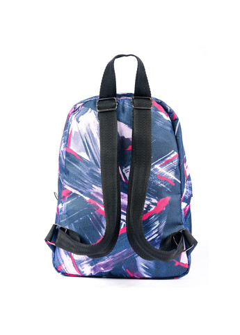 Рюкзак для детей и подростков серый с абстрактным рисунком разноцветный небольшой повседневный 7.5 литров No Brand (258591355)