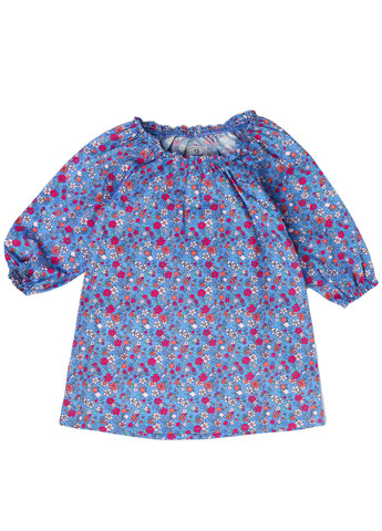 Комбинированное платье для девочки 68 синий-разноцветный Primark (257491069)