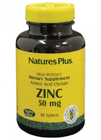 Nature's Plus Zinc 50 mg 90 Tabs Natures Plus (256722008)