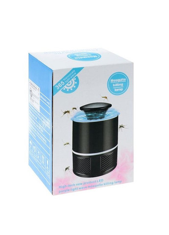 Пастка-світильник від комарів та комах Lightning Mosquito Lamp JT-Z01 від USB Чорна No Brand (259752768)