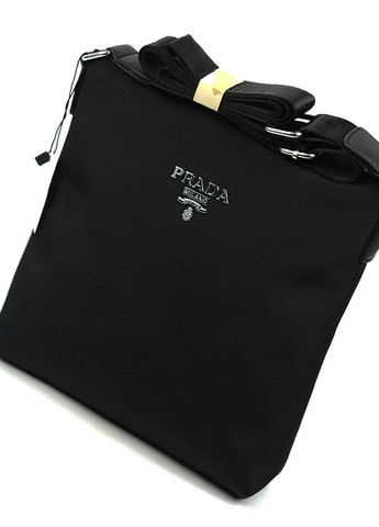 Чорна текстильна чоловіча сумка через плече No Brand (276002838)