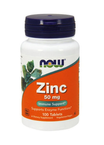 Zinc Gluconate 50 mg 100 Tabs Now Foods (256722781)