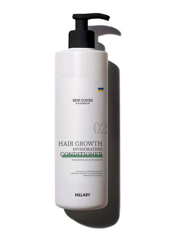 Кондиционер для роста волос Hop Cones & B5 Hair Growth Invigorating, 500 мл Hillary (263356907)